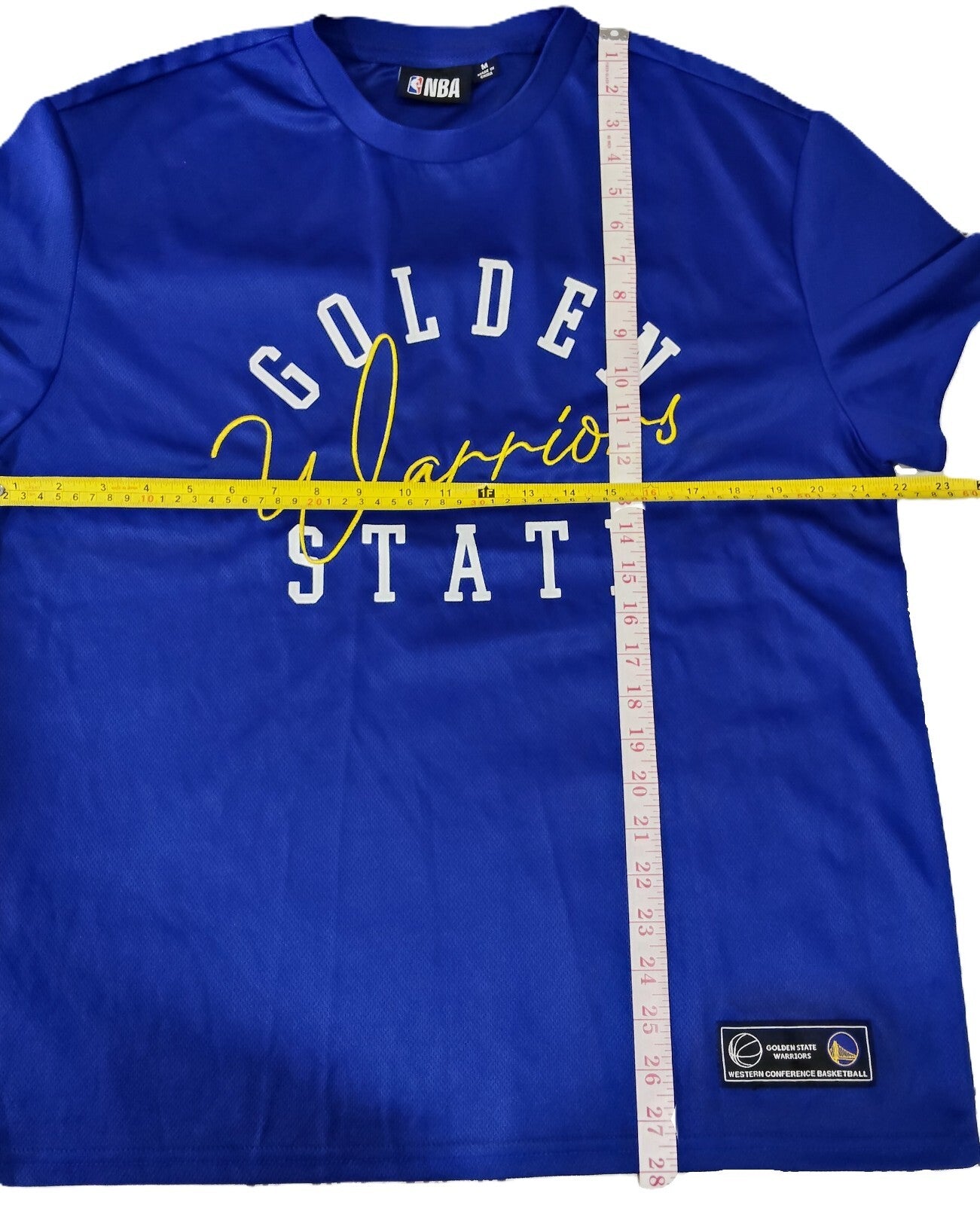 NBA Golden State Warriors Blue Graphic Performance T-Shirt Medium Unisex