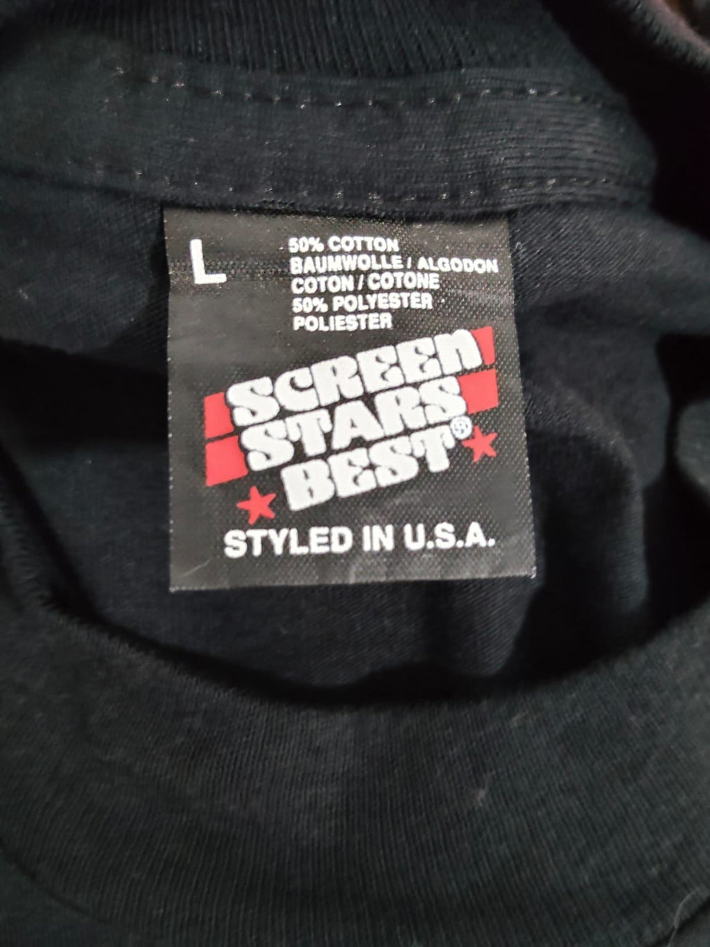 Vintage Screen Stars Best YF Sneaker Single Stitch Graphic T-Shirt 90s USA Large