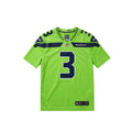 Nike NFL Seattle Seahawks Russell Wilson # 3 Color Rush Dri-FIT Jersey Unisex Medium Volt Green