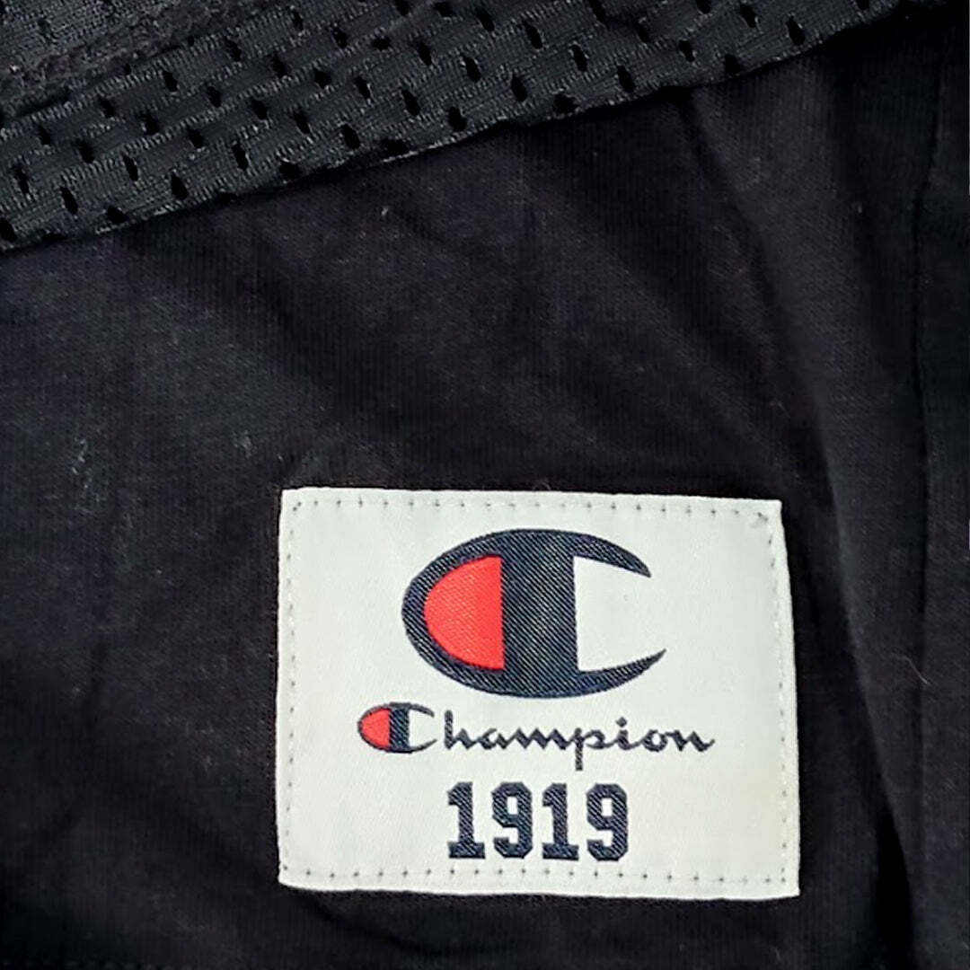 Champion 1919 Black Mesh Basketball Tank Top Jersey Medium Unisex