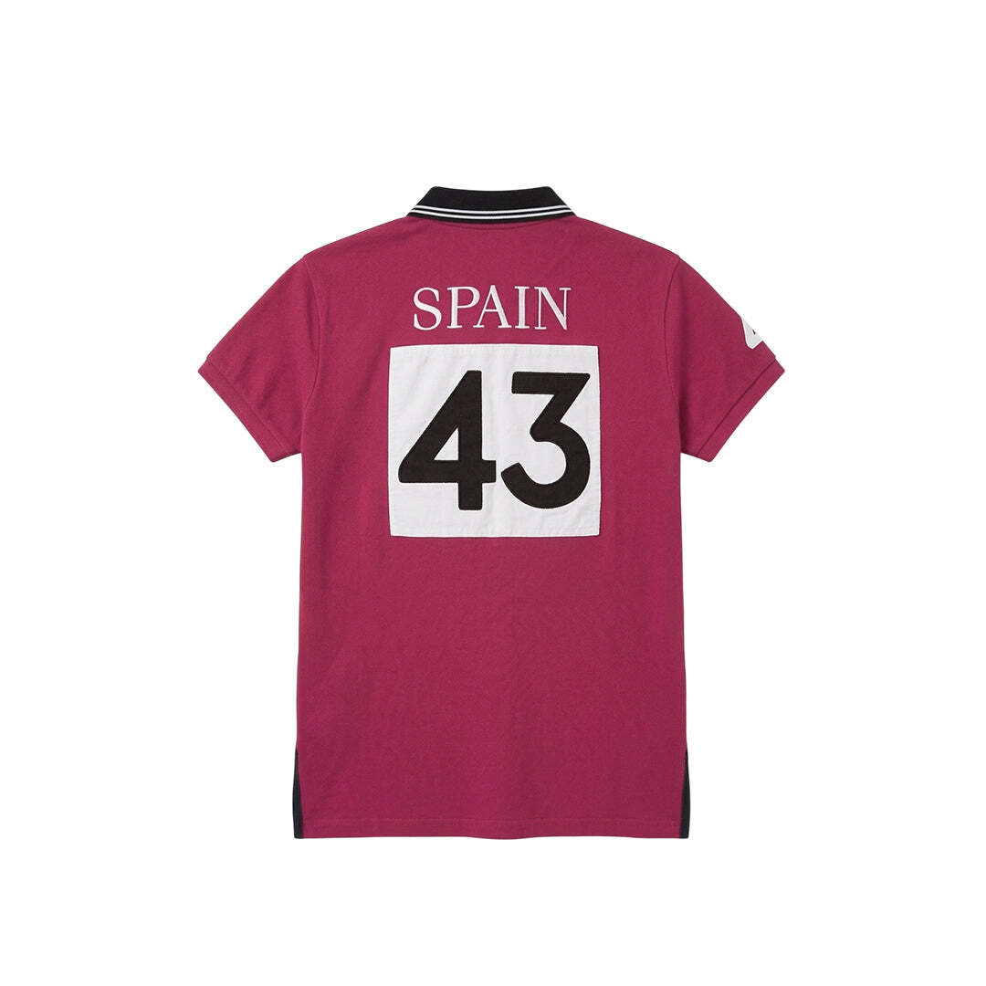 Polo Ralph Lauren Custom Fit Big Pony Spain 43 Polo Shirt Burgundy Size S