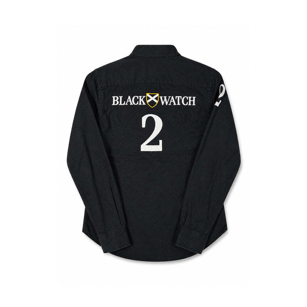 Ralph Lauren Black Watch Big Pony Crest Button Down Oxford Shirt Women Large 1996 LE