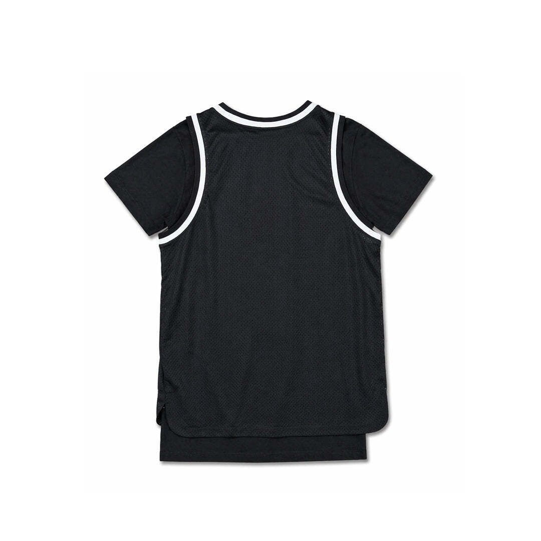 Champion 1919 Black Mesh Basketball Tank Top Jersey Medium Unisex