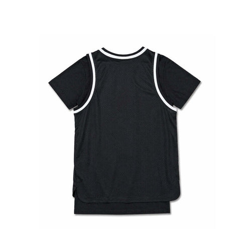 Champion 1919 Black Mesh Basketball Tank Top Jersey Medium Unisex