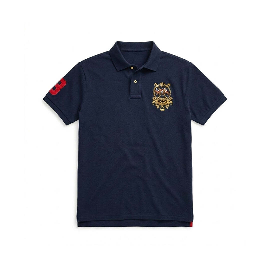 Polo Ralph Lauren PRL NYC Challenge Cup Polo Shirt Navy XXL