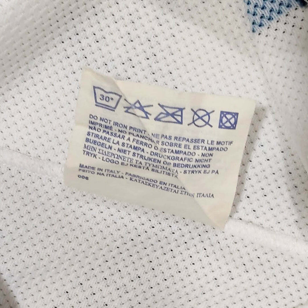 Champion F.I.P. Italia Basket No.10 Basketball Jersey White Blue XL Unisex Made in Italy