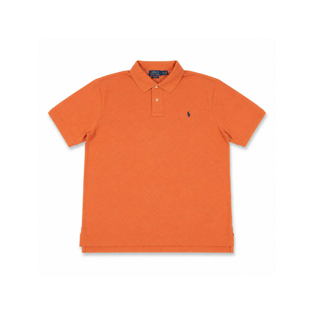 Polo Ralph Lauren Classic Fit Polo Shirt Orange Cotton Youth XL Adult Small