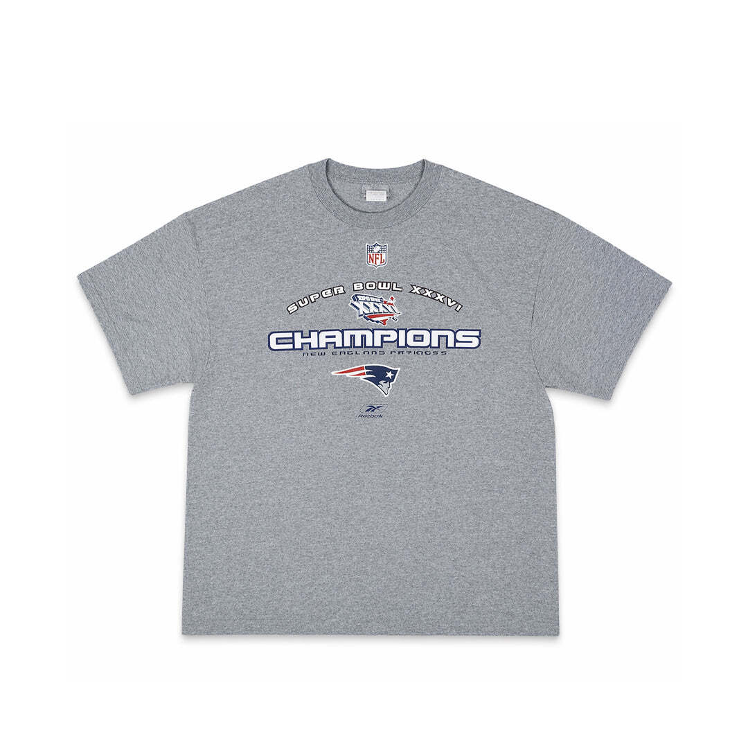 Vintage Reebok NFL New England Patriots Super Bowl XXXVI Champions T-Shirt XL