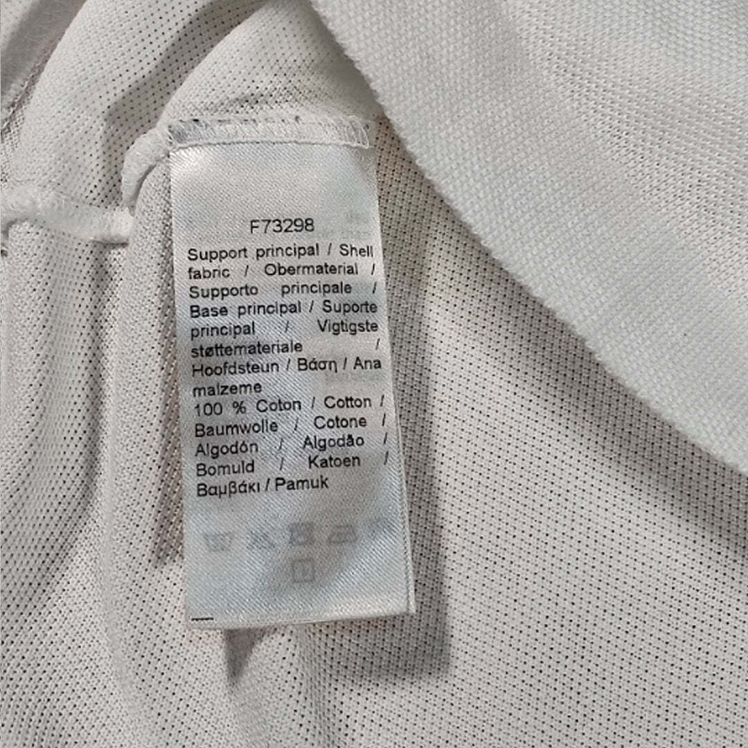 Lacoste L1212 Classic Fit White Polo Shirt Men's XL Cotton Short Sleeve