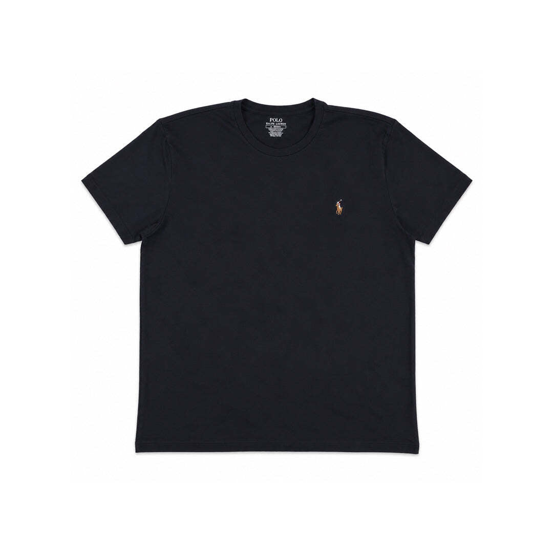 Polo Ralph Lauren Men’s Custom Slim Fit Black T-Shirt XL Multicolour Pony Logo