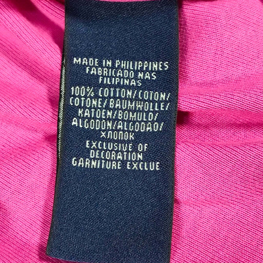 Ralph Lauren Sport Women’s Pink V-Neck T-Shirt XL Embroidered Pony