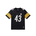 Vintage Reebok NFL Pittsburgh Steelers Troy Polamalu # 43 Youth XL Jersey Black