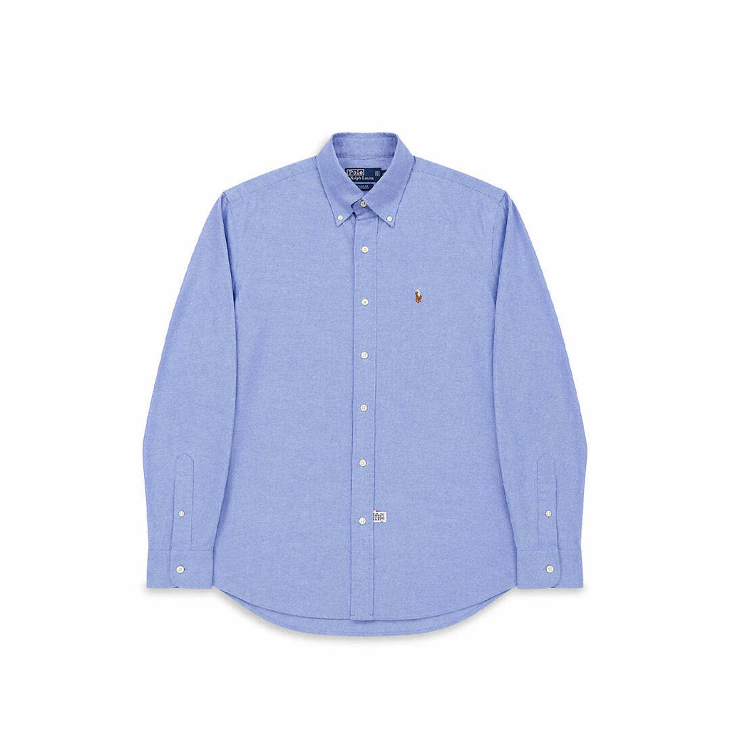 Vintage Polo Ralph Lauren Blue Oxford Button Down Shirt Men's Medium